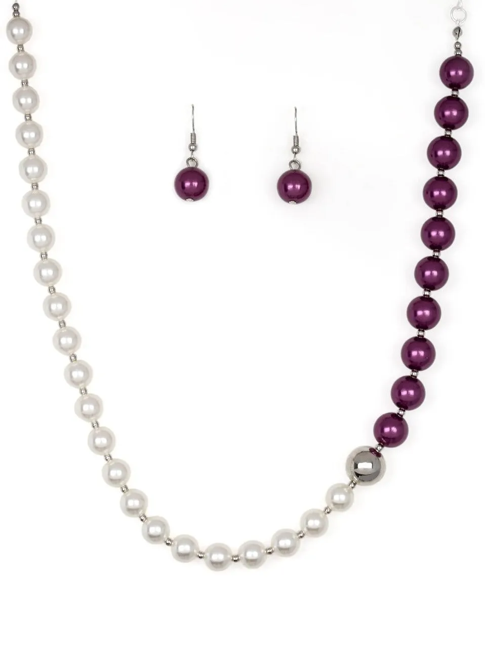 5th Avenue A-Lister Purple Necklace Set