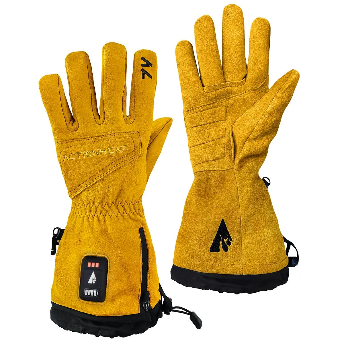 ActionHeat 7V Rugged Leather Heated Work Gloves