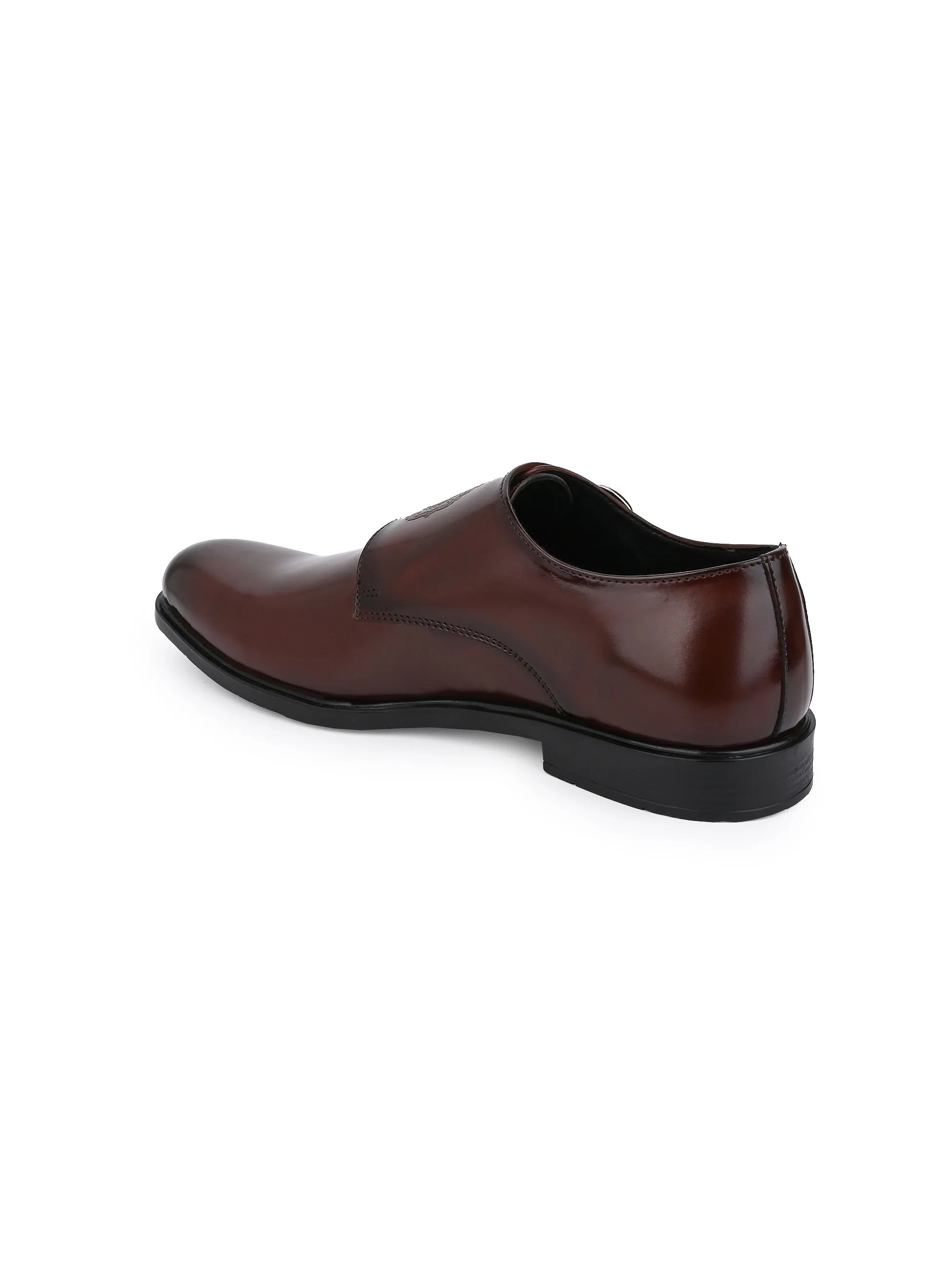 Alberto Torresi Men's Toro Brown Double Monk Straps