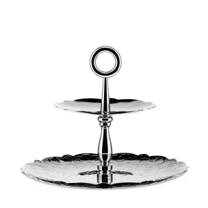 Alessi MW52/2 Dressed two-dish cake stand