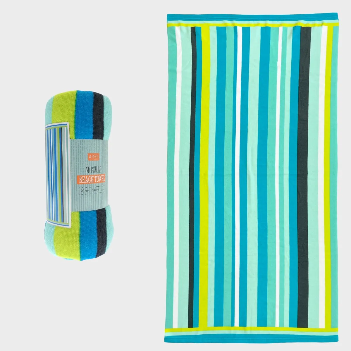 Blue Striped Beach Towel