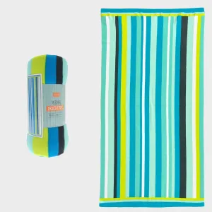 Blue Striped Beach Towel