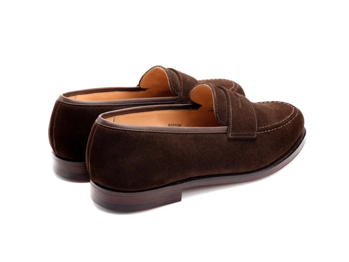 Boston Dark Brown Suede