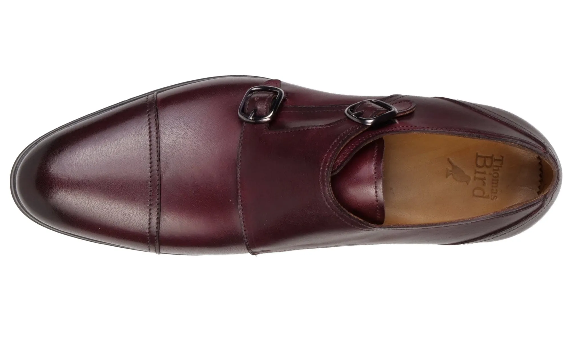 Bourne Monk Strap Oxblood