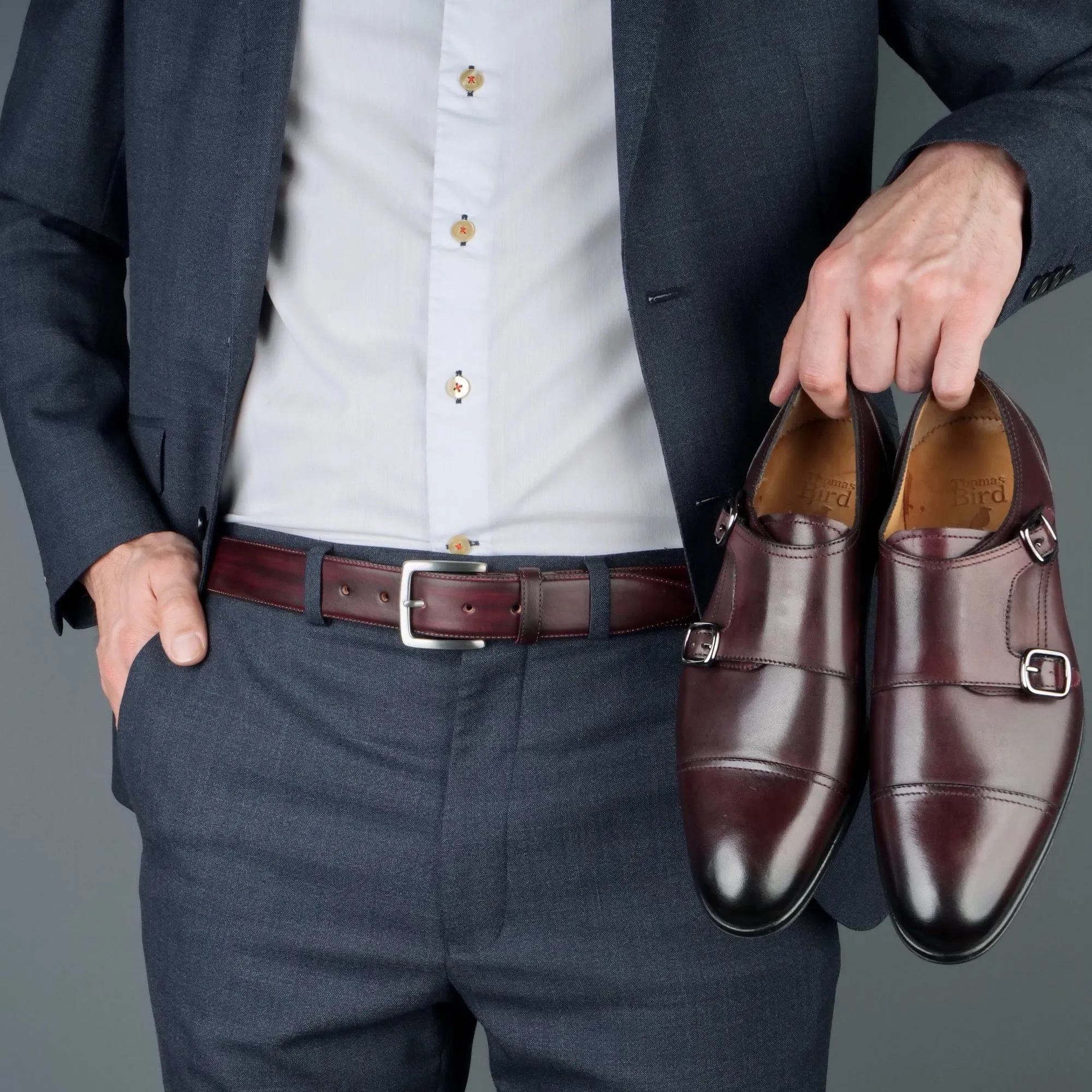 Bourne Monk Strap Oxblood