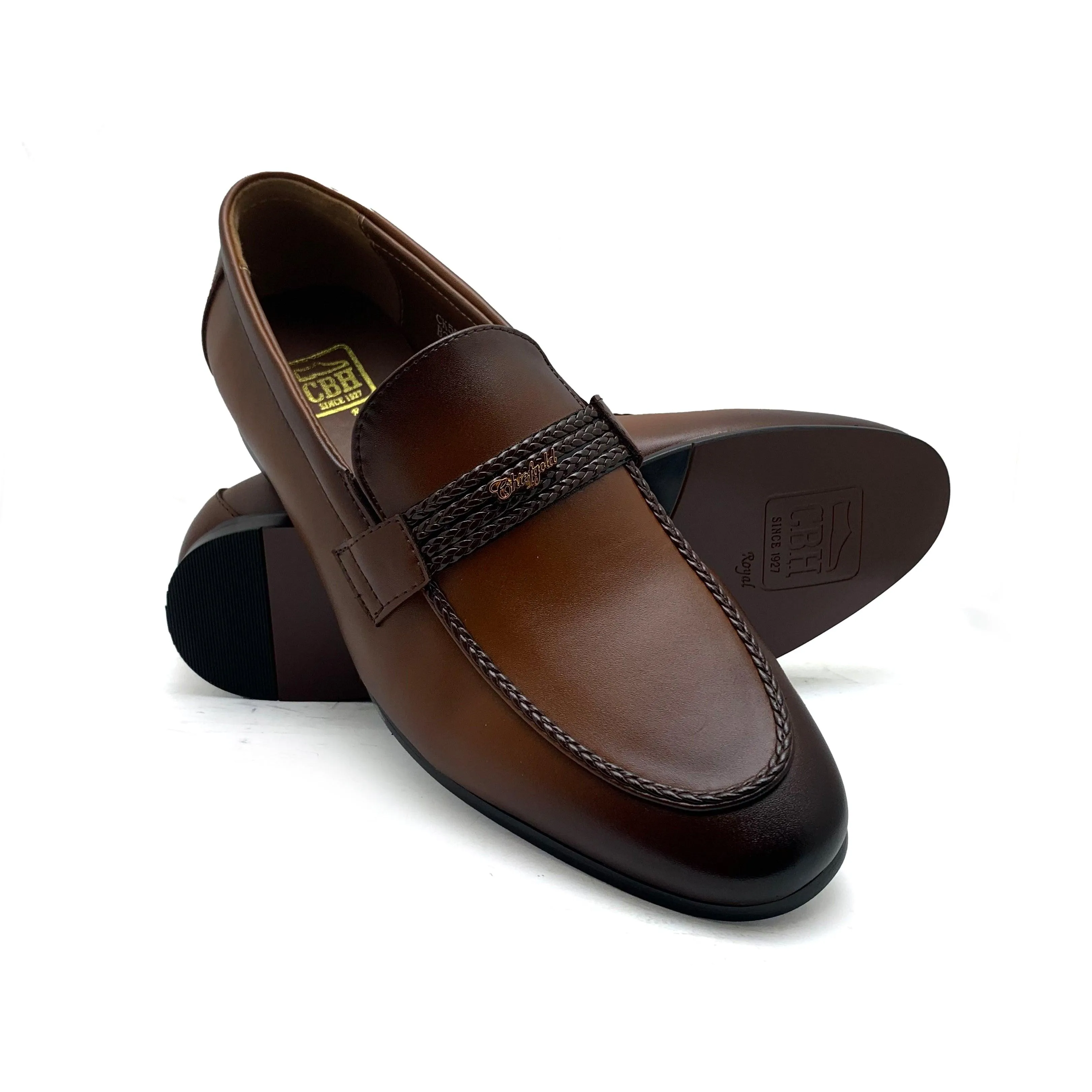 Brown Formal Slip On