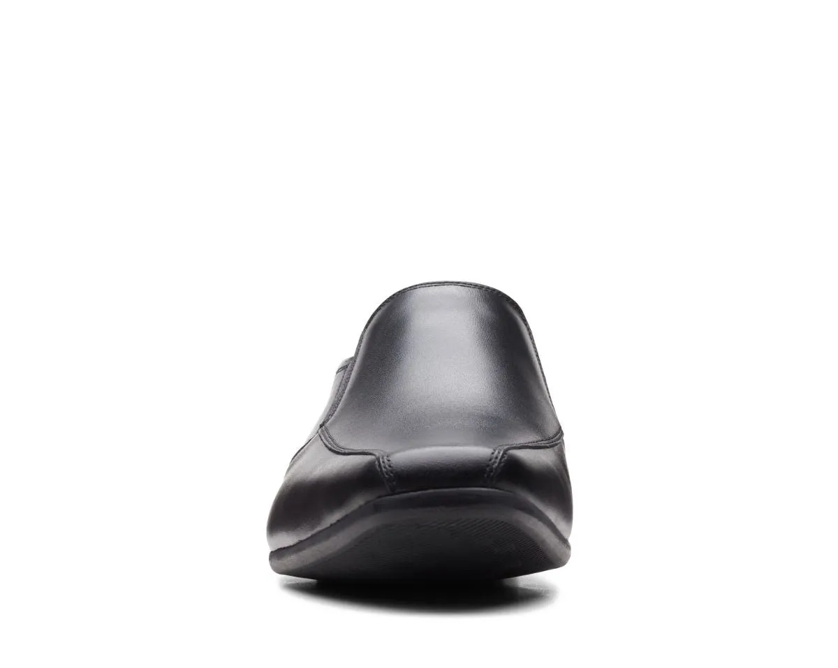 Clarks Sidton Edge Black Leather