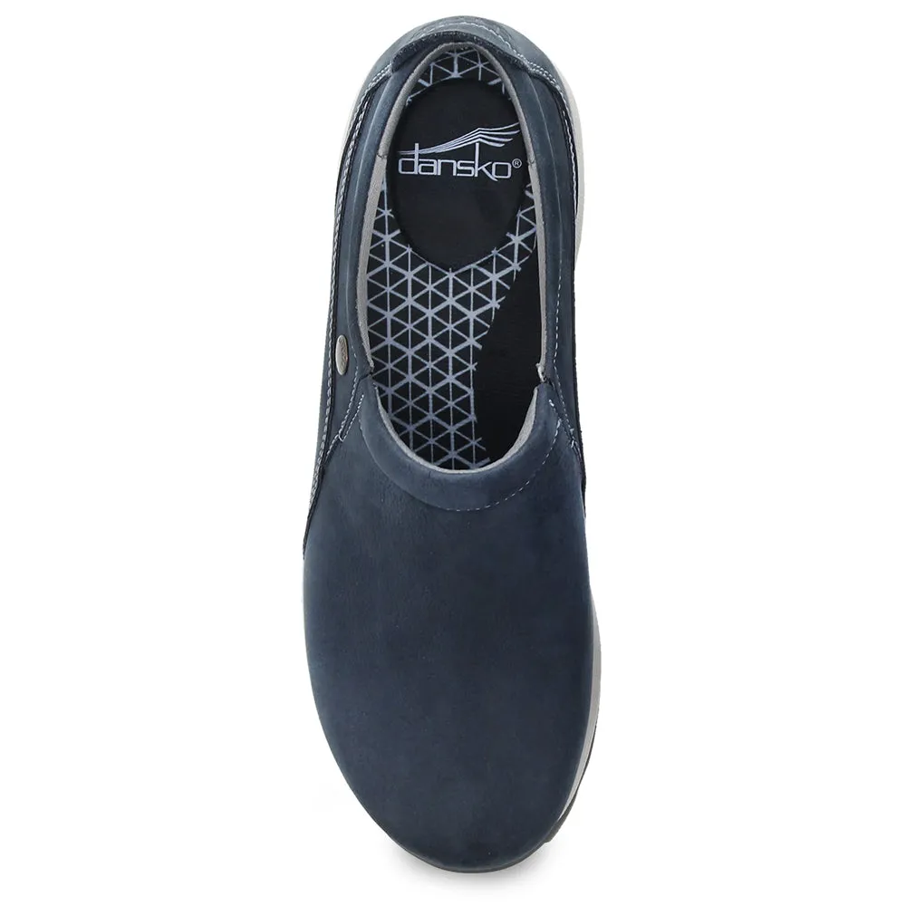 Dansko Patti Slip-On Navy Nubuck (Women's)