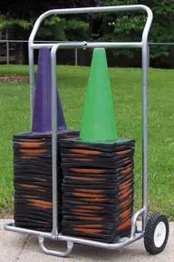 Double 12/18" Standard Cone Cart