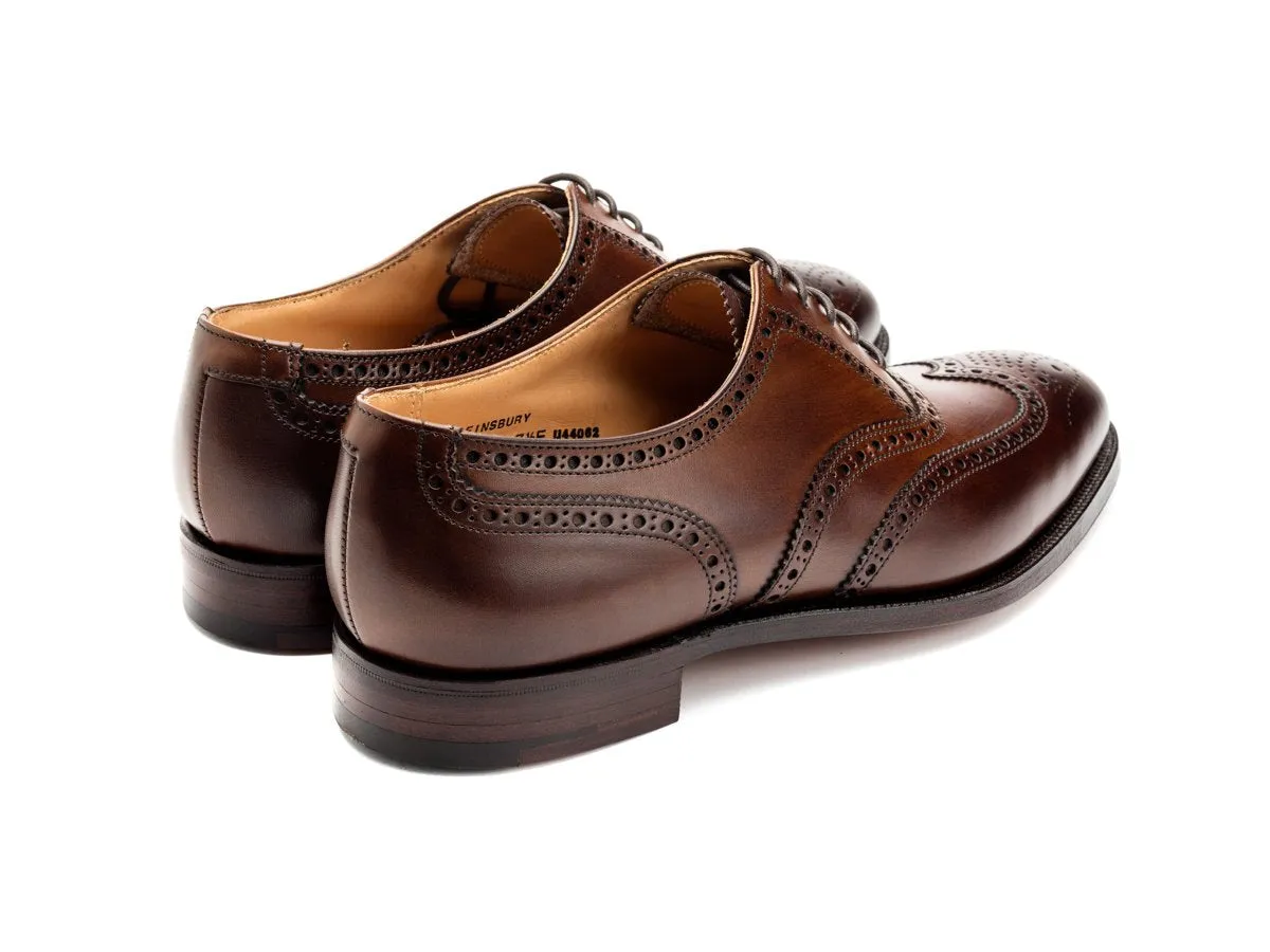 Finsbury Dark Brown Burnished Calf