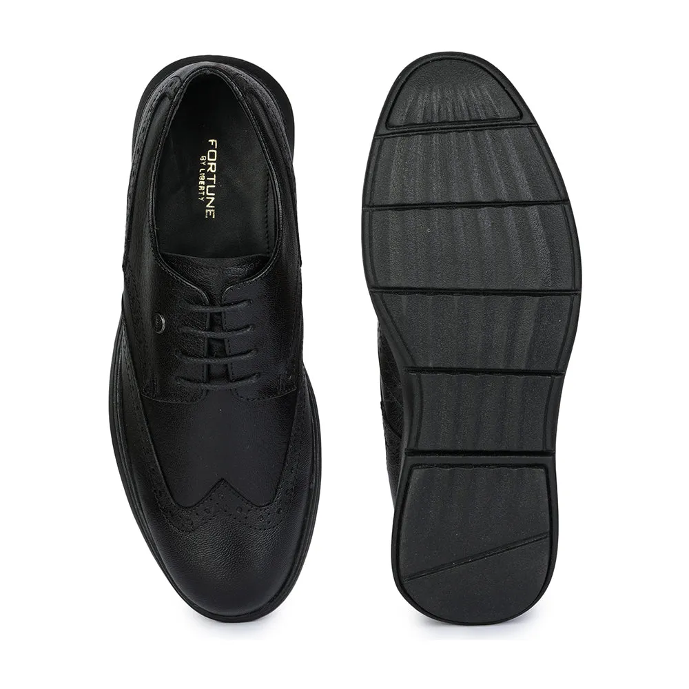 Fortune (Black) Formal  Shoes For Men By Liberty