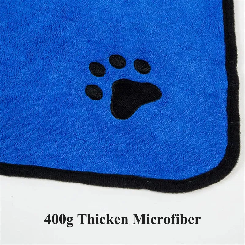 Glorious Kek Dog Bathrobe XS-XL - Super Absorbent Pet Drying Towel for Beach Adventures