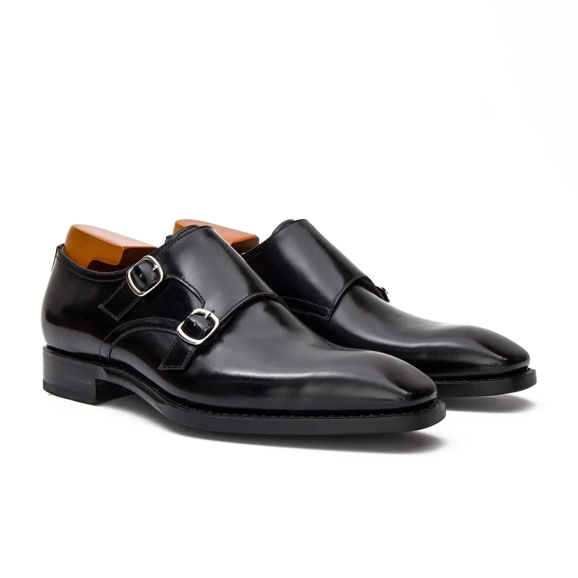 Goodyear Welt Double Monk Shoes