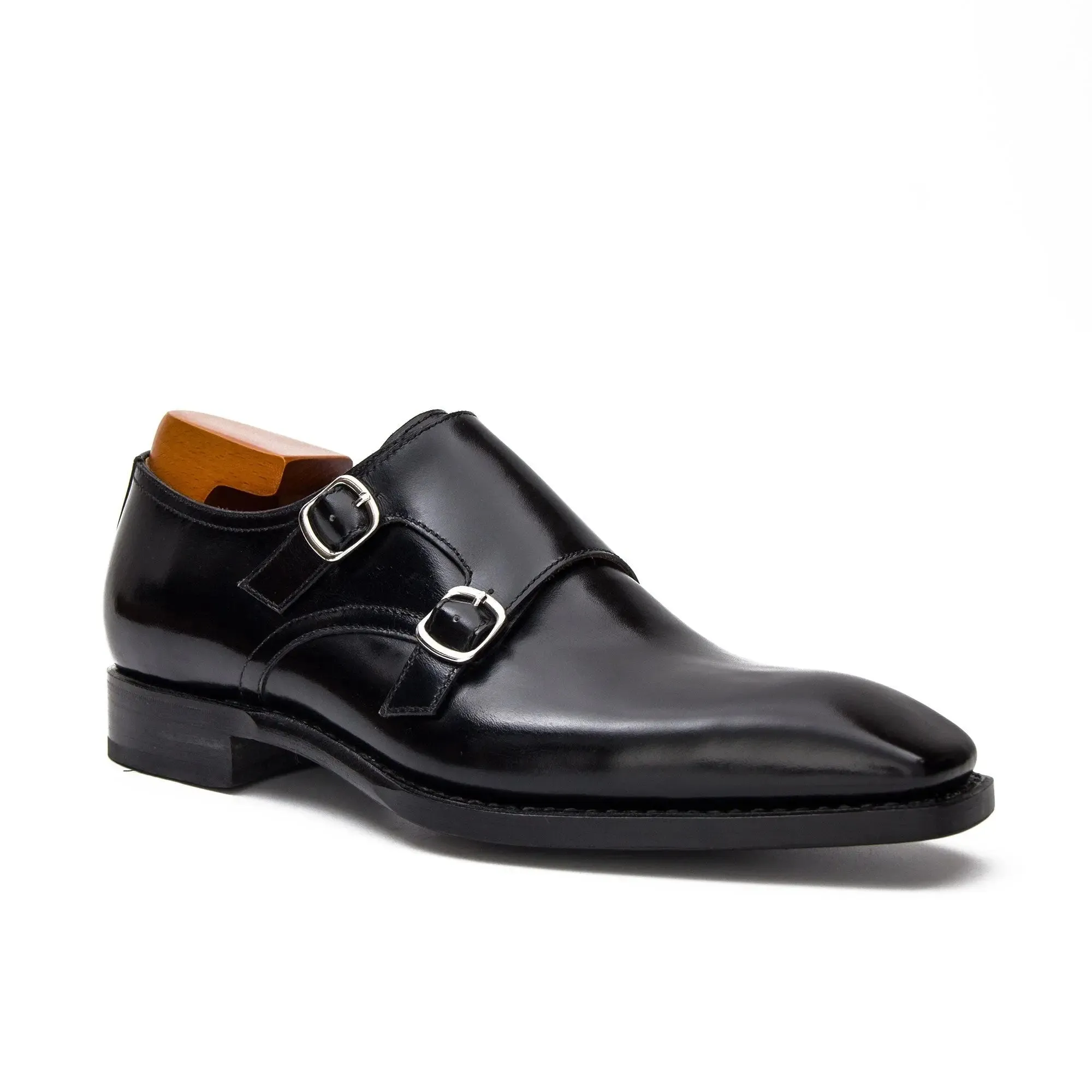 Goodyear Welt Double Monk Shoes