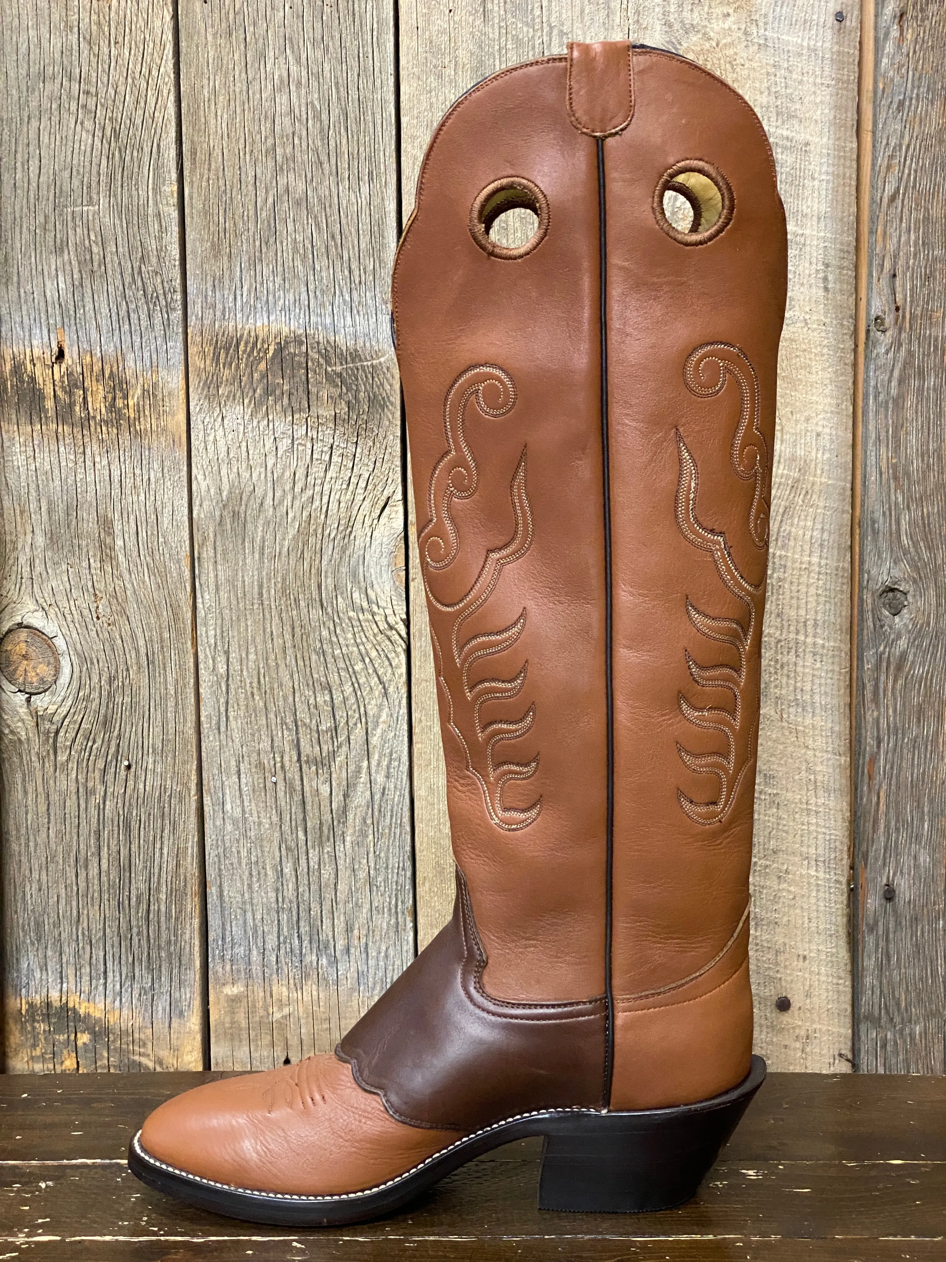 Honcho Solano® Cattleman Full Grain Leather Tall Top Cowboy Boots