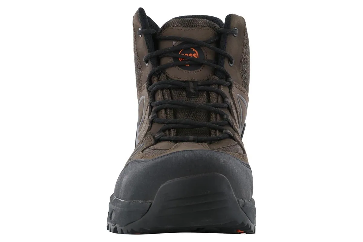 Hoss Eric Hi Aluminum Safety Toe Brown