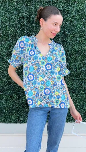 Kaleidoscope Print Top