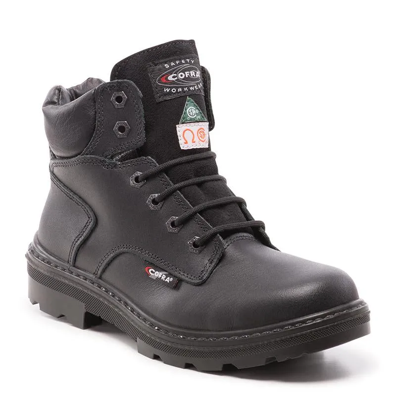 Leader 6" steel toe water resistant leather work boots 426