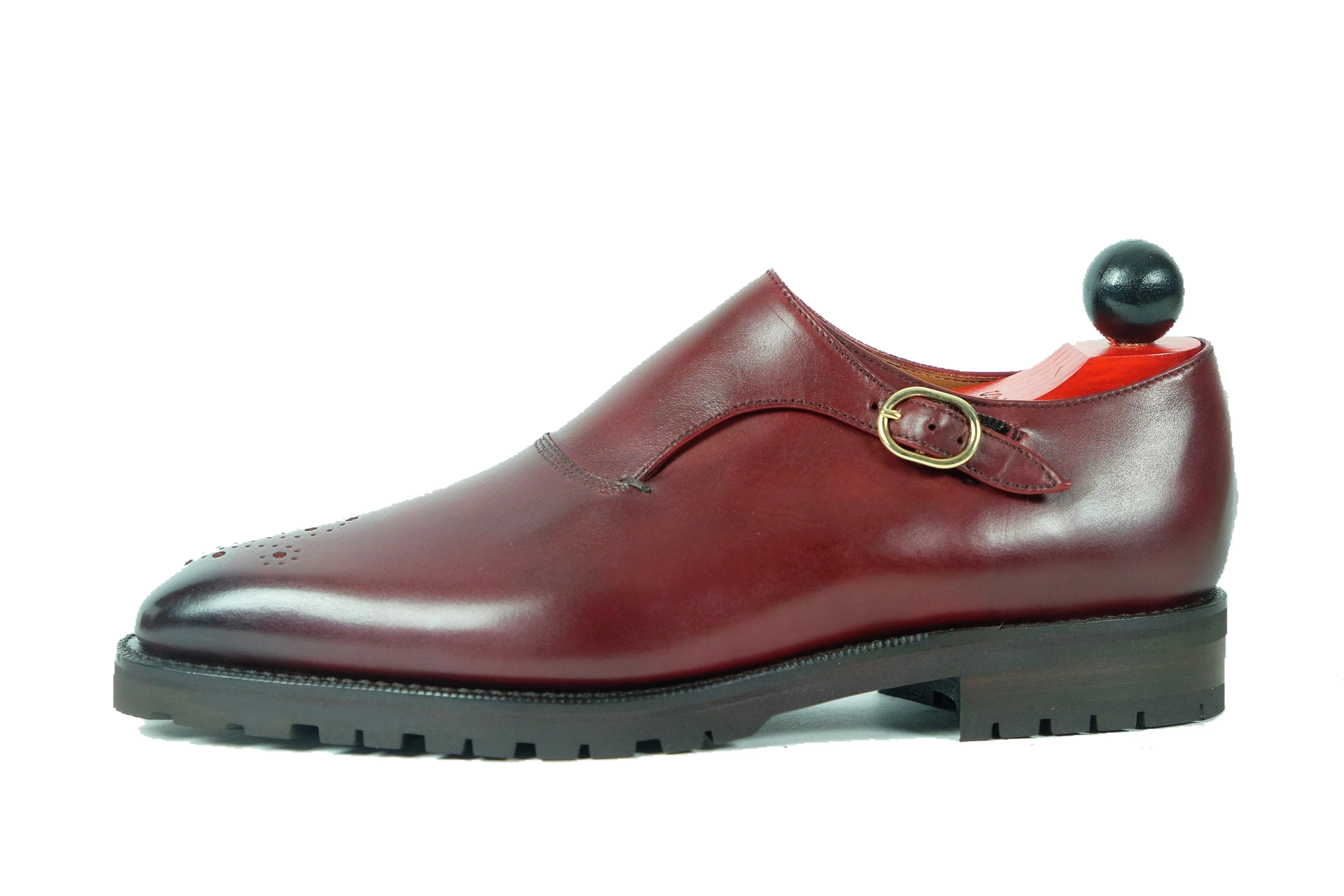 Martel - MTO - Burgundy Calf - LPB Last - Commando Sole