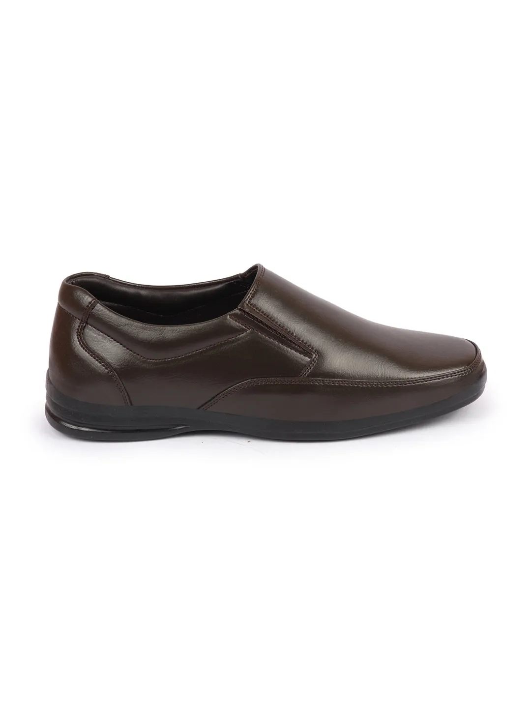 Men Brown Formal Office Dress Comfort Slip On Shoes