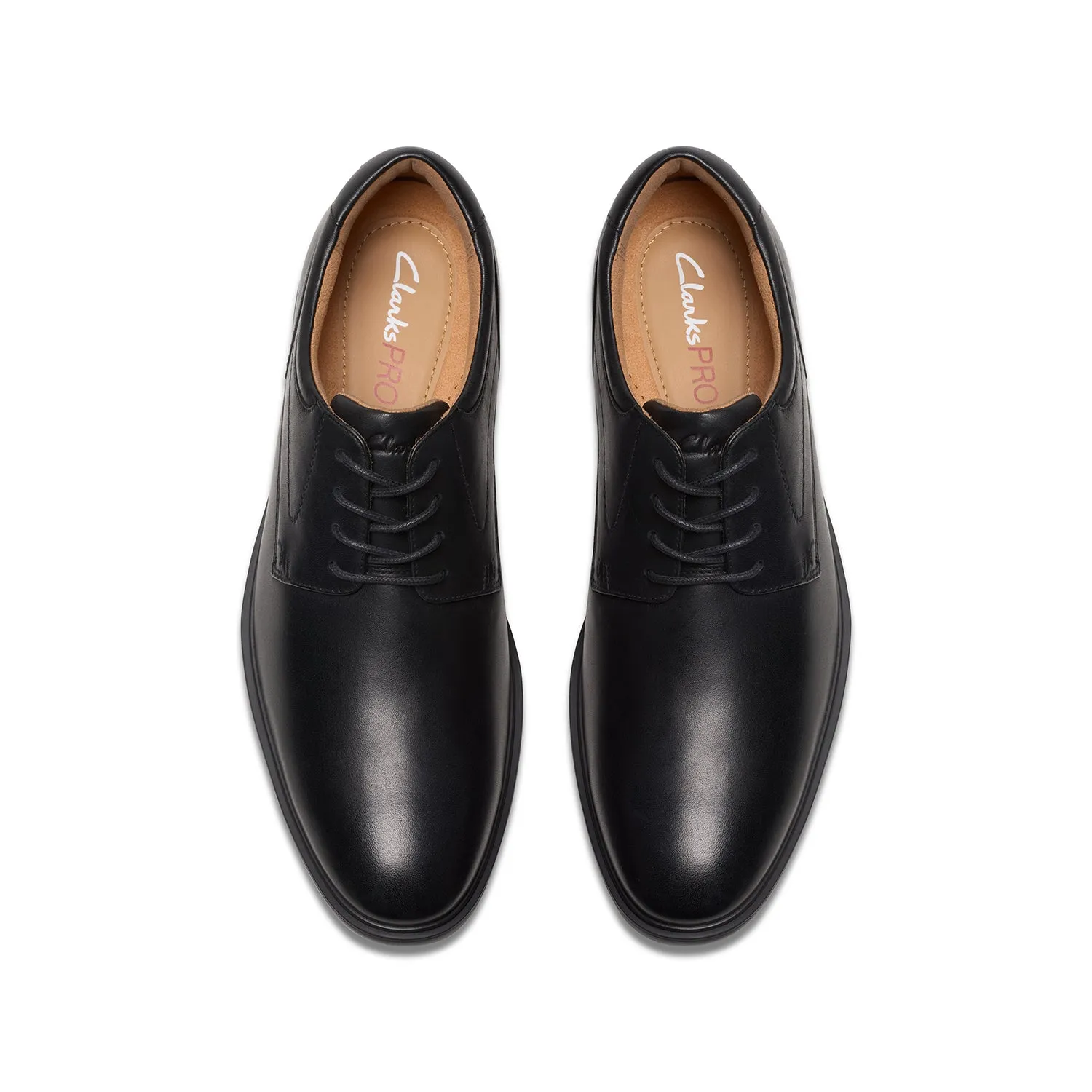 Mens - Eldredge Plain Black Leather