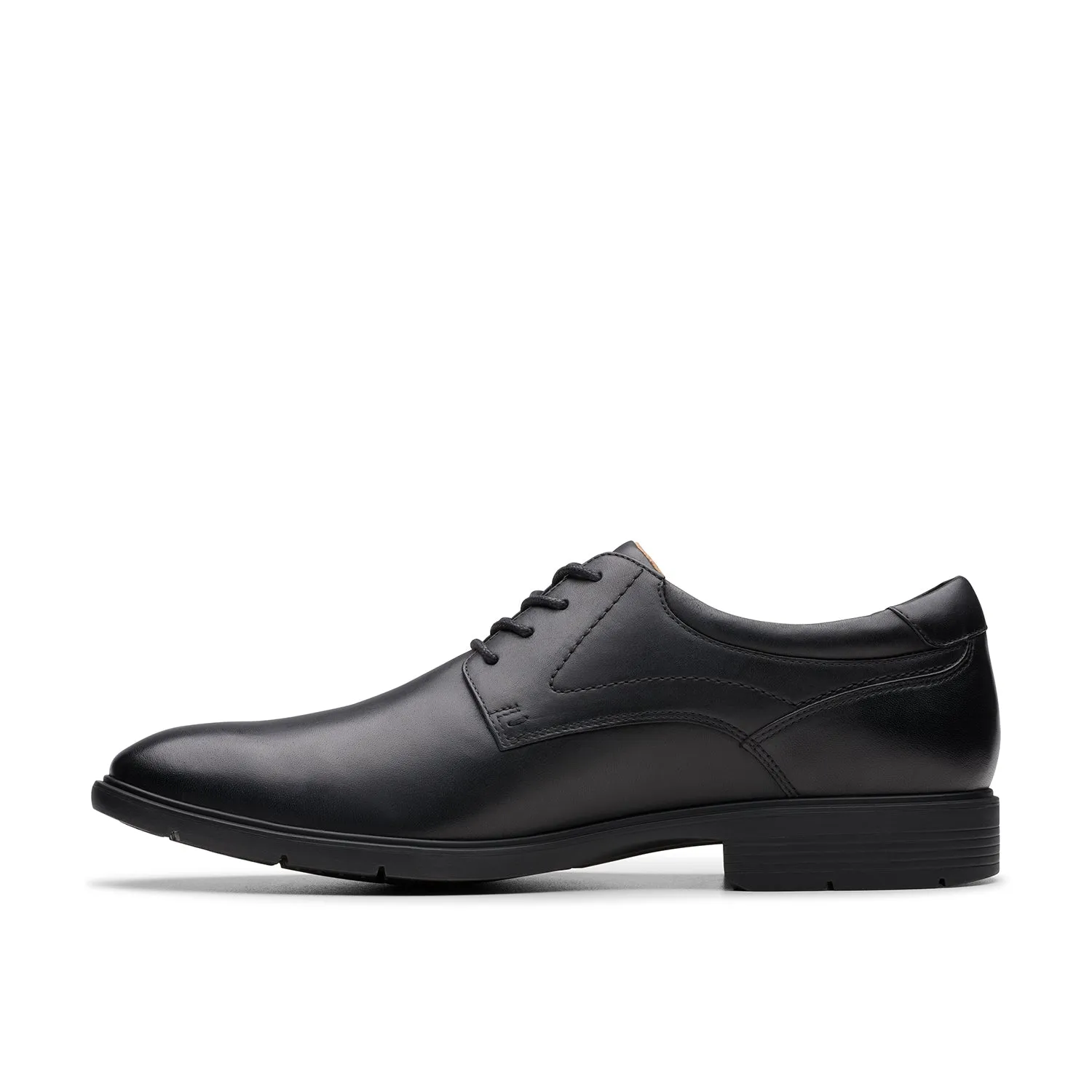 Mens - Eldredge Plain Black Leather