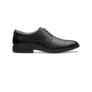 Mens - Eldredge Plain Black Leather