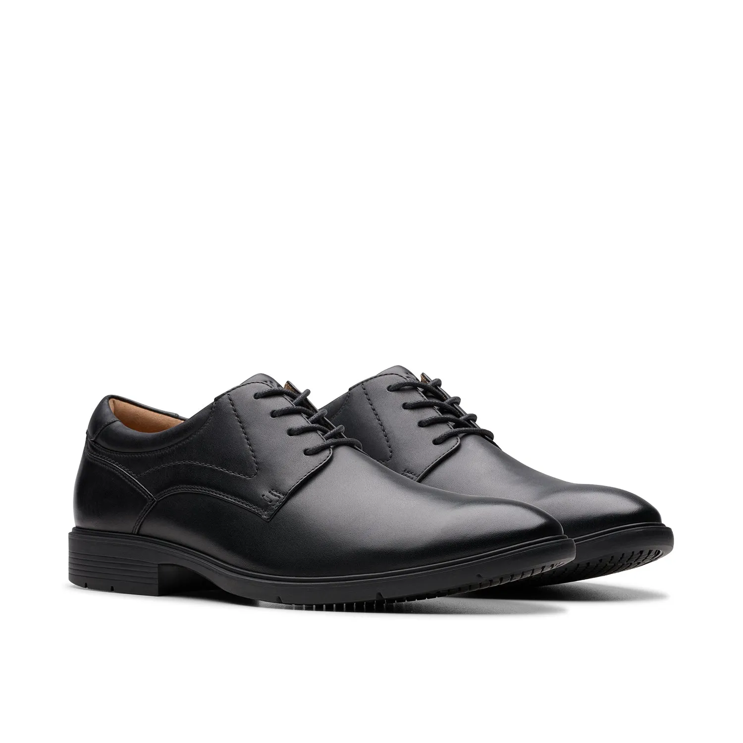 Mens - Eldredge Plain Black Leather