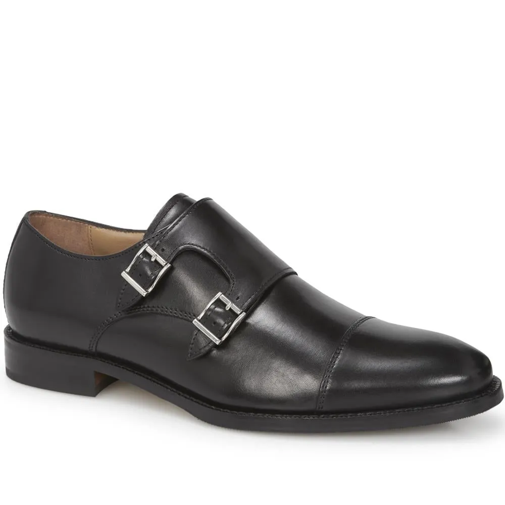 Nathaniel Leather Double Monk Shoes - NATHANIEL / 320 484