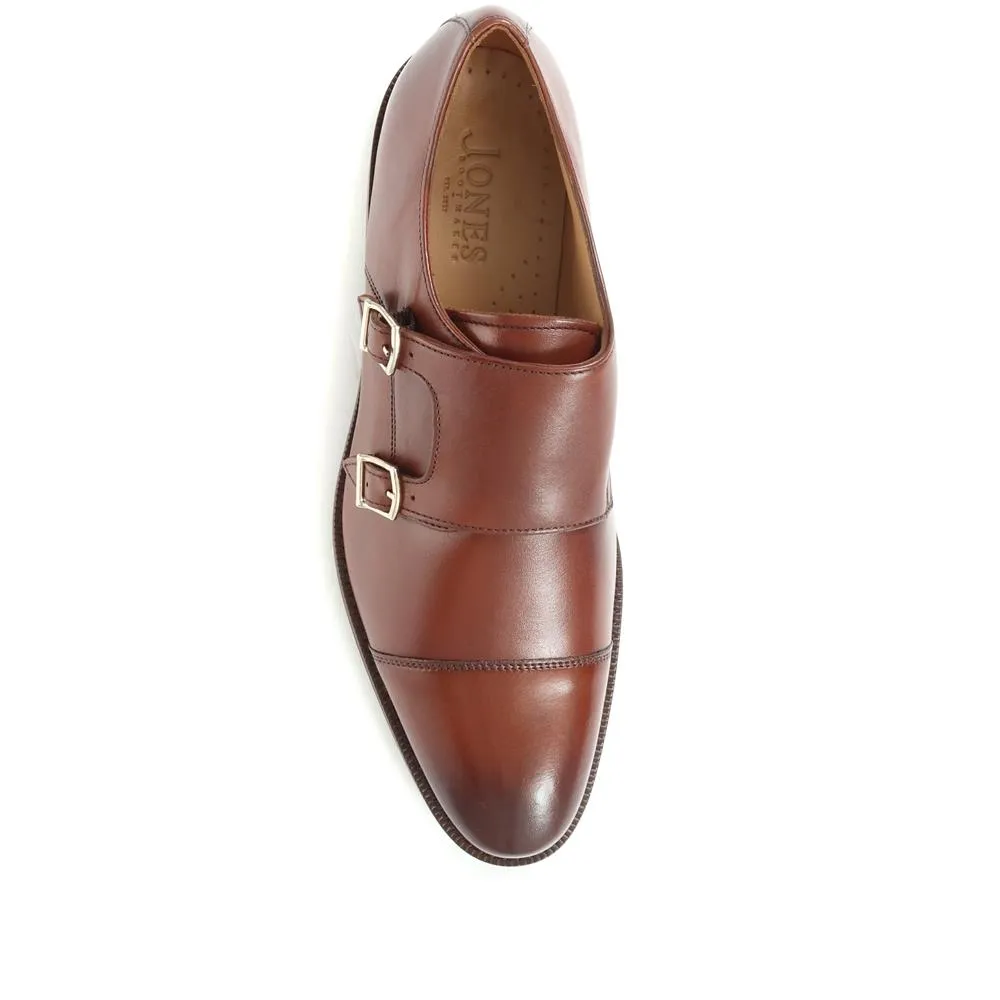 Nathaniel Leather Double Monk Shoes - NATHANIEL / 320 484