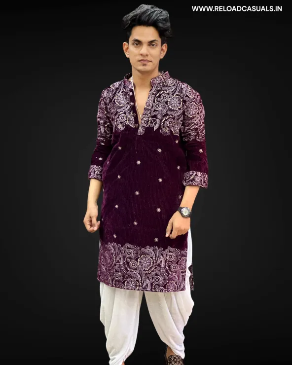 New Heavy Embroidery Small Flower Designer Kurta