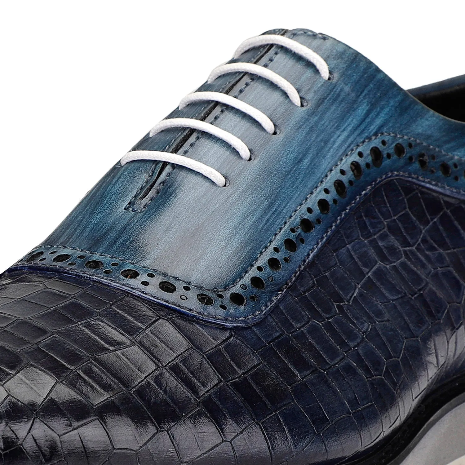 Oxford Sneakers- Croc Navy