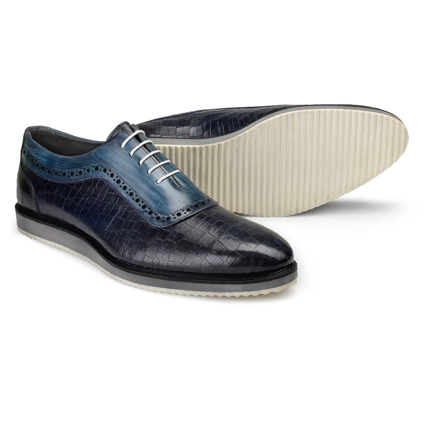 Oxford Sneakers- Croc Navy