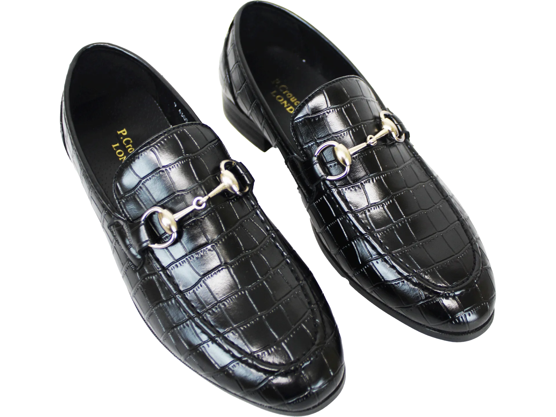 P CROUCH & CO Black Croc