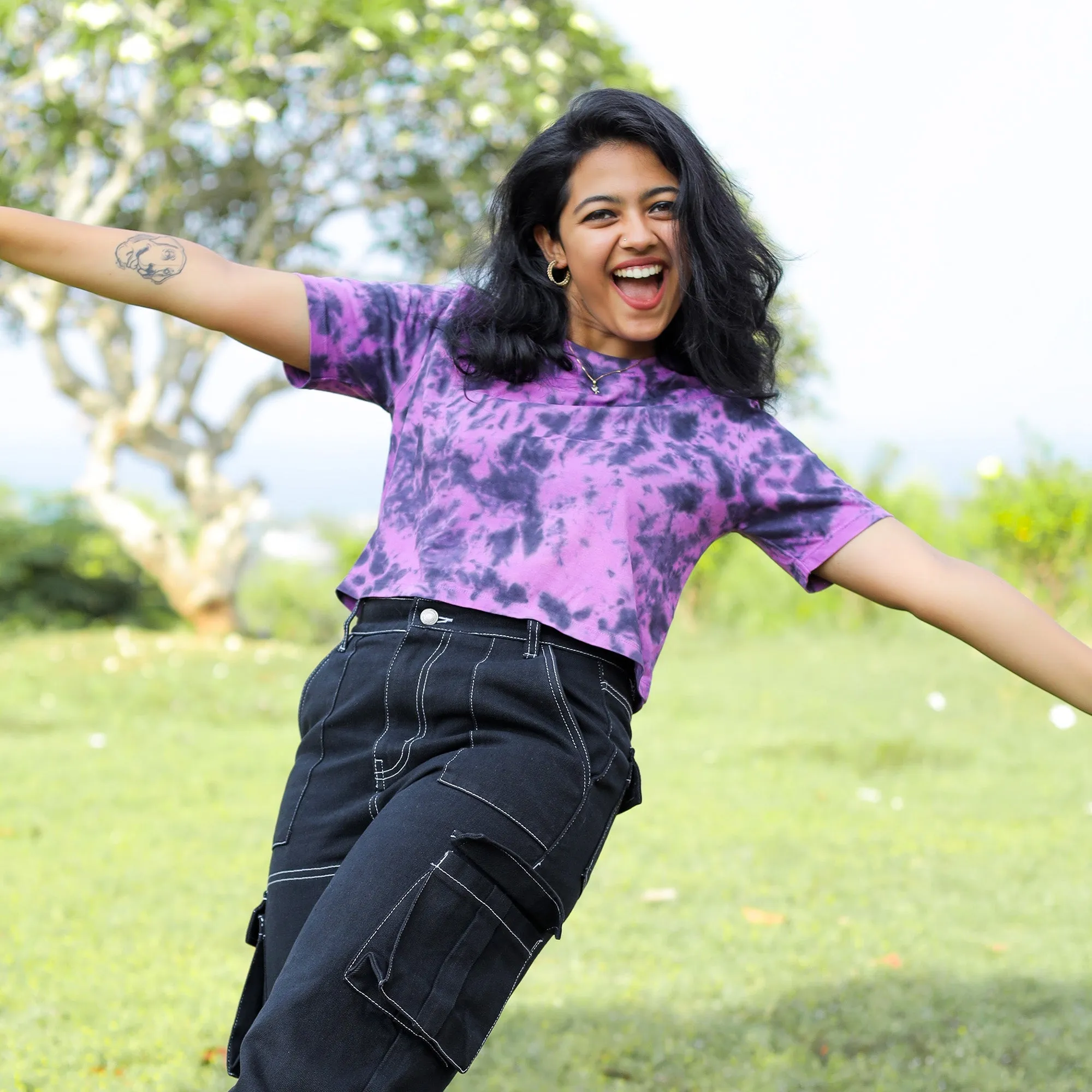 Purple Tie-dye Combo