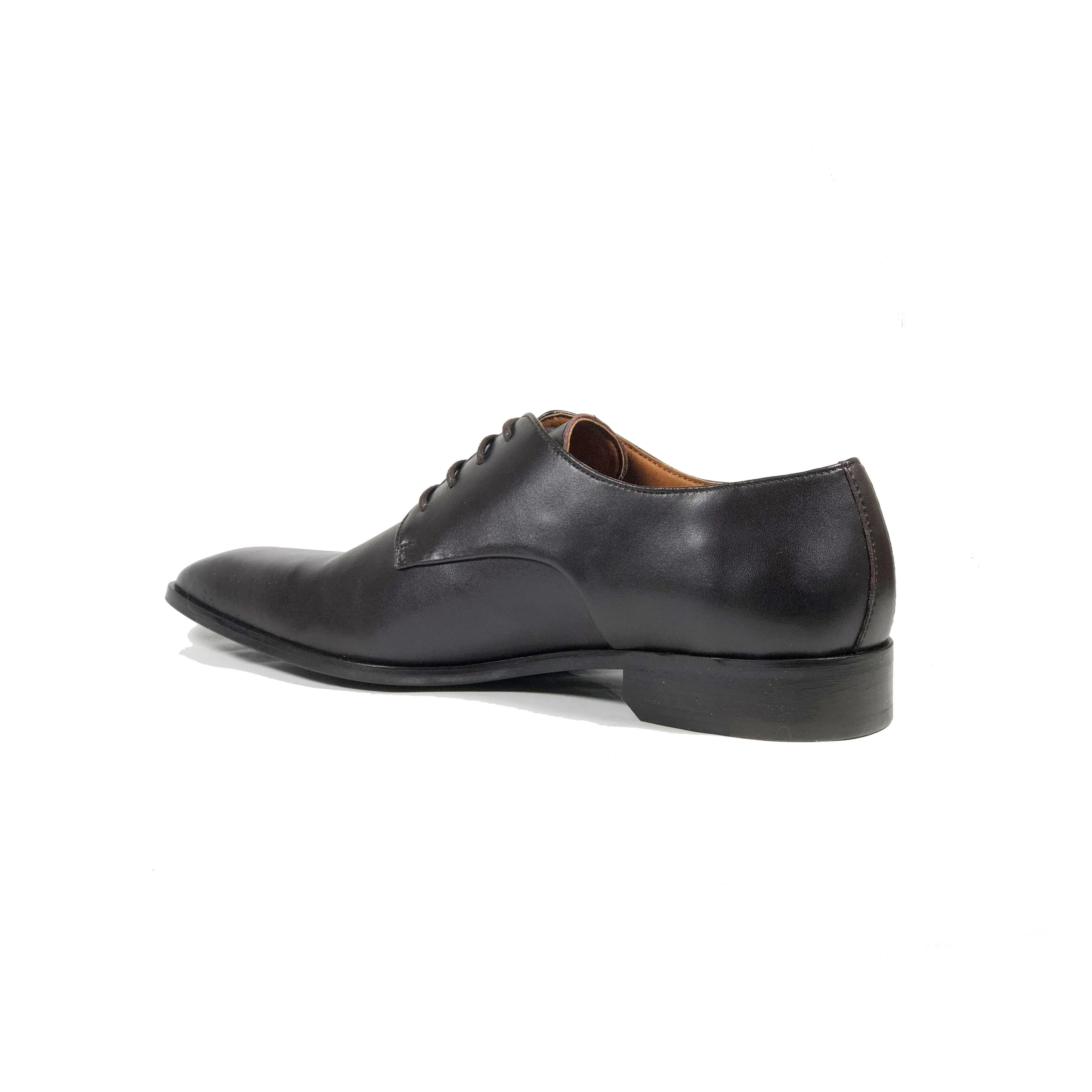 'Remy' Classic Vegan Derby by Zette Shoes - Chocolate Brown