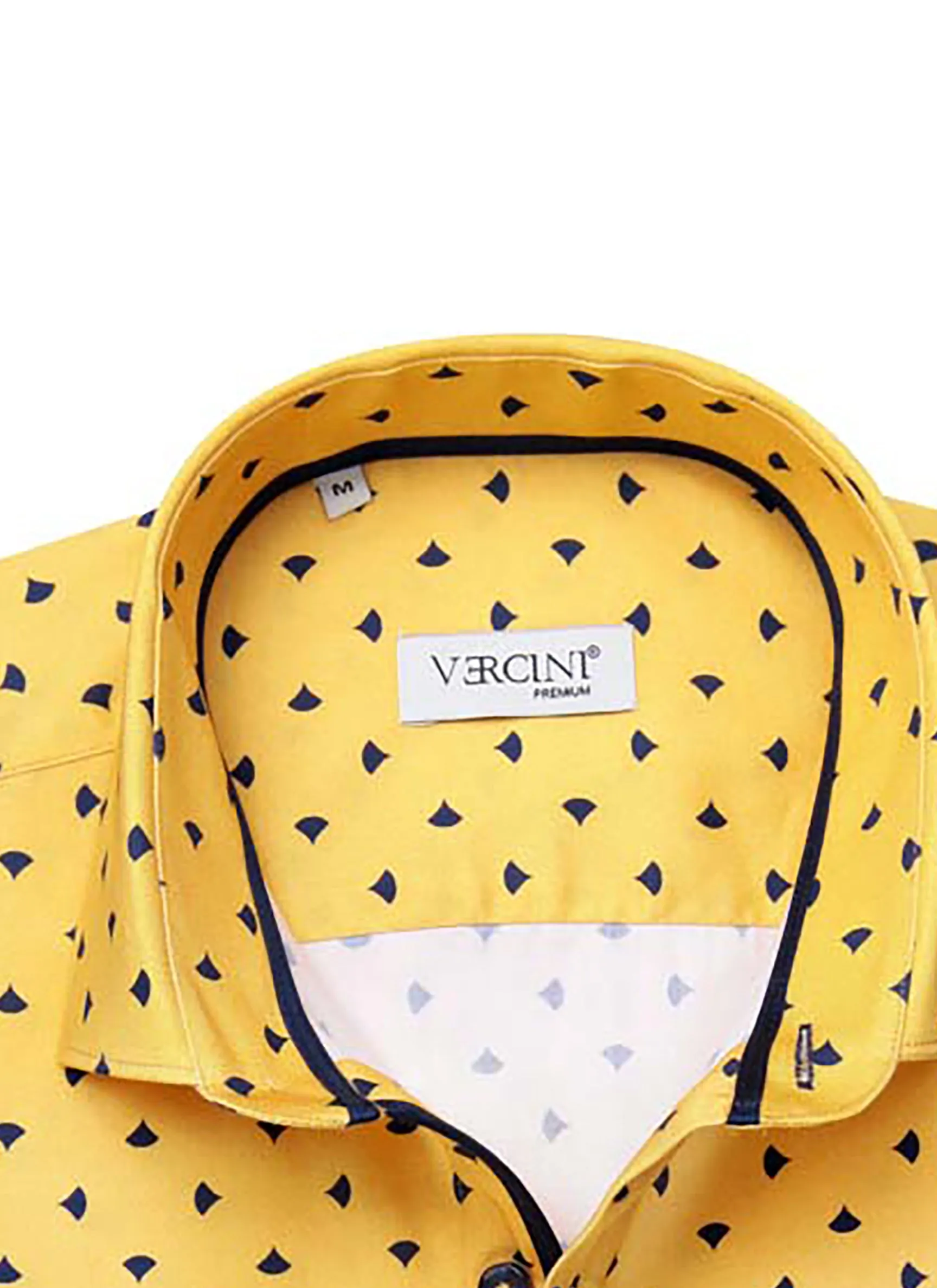 Sunny Delight Triangle Motif Casual Shirt