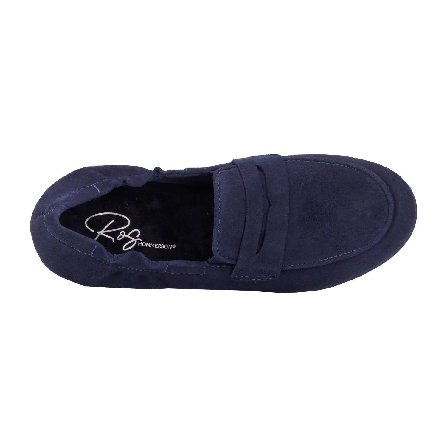 Trish Navy Slip On Shoes