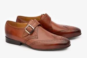 Wingcap Brogue Single Strap Monk